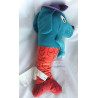 Ikea - Plüschtier - Sagoskatt 2021 - Meerjungfrau-Hund - blau, orange-rostbraun - ca. 35 cm groß
