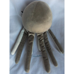 Depot - Plüschtier - For Little Only - Krake - oliv, ecru, blau - ca. 37 cm lang