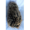 Sigikid - Plüschtier - Igel Ingo Isewitz braun, rot mit rotem Halstuch - ca. 43 cm groß - liegend
