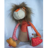 Sigikid - Kuscheltier Spieltier -Patchwork Sweety Löwe - ca. 32 cm groß - Schlenker