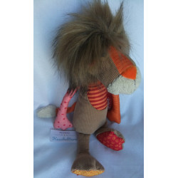 Sigikid - Kuscheltier Spieltier -Patchwork Sweety Löwe - ca. 32 cm groß - Schlenker