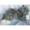 TCM - Tchibo - Plüschtier - Kindergarten der Tiere - Katze Mia von der Mäuseburg - ca. 20 cm hoch und ca. 30 cm lang - liegend