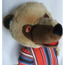 Schildkröt - Schmidt Spiel+Freizeit GmbH - RTL - Vintage Plüschtier - Li-La-Launebär - ca. 45 cm groß
