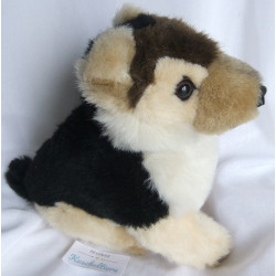 TCM - Tchibo - Plüschtier - Kindergarten der Tiere - Hund - Schäferhund-Welpe Felix Wuff - Brauntöne, schwarz