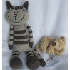 Zwei Plüschtiere - Inware GmbH Plüschtier Katze und G. Wurm KG Plüschtier Schlafbärchen