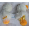 Nici - Plüschtiere - zwei knuffige Enten Paula mit Schleife auf dem Köpfchen - ca. 12 cm groß - sitzend