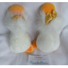 Nici - Plüschtiere - zwei knuffige Enten Paula mit Schleife auf dem Köpfchen - ca. 12 cm groß - sitzend