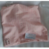 Kik - Care Bears  - Schmusetuch - Glücksbärchies mit Rasselgeräusch - rosa, rosa gestreift - ca. 28 cm x 28 cm groß