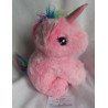 Rossmann - Plüschtier - Einhorn - rosa-weiß meliert, Regenbogenfarben - ca. 21 cm hoch und ca. 21 cm lang