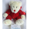 Russ Berrie - Plüschtier - Bär Eisbär Blaze im Teufelskostüm - weiß, rot - ca. 24 cm groß - Schlenker