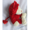 Russ Berrie - Plüschtier - Bär Eisbär Blaze im Teufelskostüm - weiß, rot - ca. 24 cm groß - Schlenker