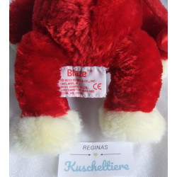 Russ Berrie - Plüschtier - Bär Eisbär Blaze im Teufelskostüm - weiß, rot - ca. 24 cm groß - Schlenker