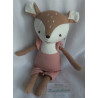 Fehn - Boutique Collection - DM - Spieltier - Reh - rosa, braun- - ca. 30 cm groß - Schlenker
