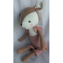 Fehn - Boutique Collection - DM - Spieltier - Reh - rosa, braun- - ca. 30 cm groß - Schlenker