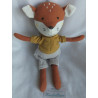 Fehn - Boutique Collection - DM - Spieltier - Fuchs - braun, senffarben, grau - ca. 30 cm groß - Schlenker