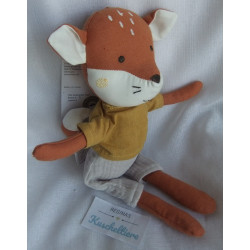 Fehn - Boutique Collection - DM - Spieltier - Fuchs - braun, senffarben, grau - ca. 30 cm groß - Schlenker