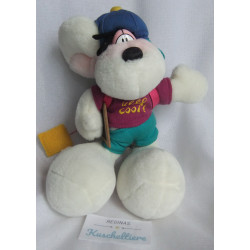 Depesche - zwei Plüschtiere - Diddl - Schüler mit Schulranzen - ca. 25 cm groß - Schlenker