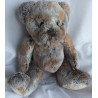 Kuschelwuschel Karstadt - Plüschtier - Bär - braun-grau meliert - ca. 35 cm groß - Schlenker