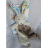 Baby Nova - Novatex GmbH - Schmusetuch Hase braun, creme - Knistergeräusch - ca. 22 cm lang