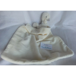 Jellycat - Schmusetuch - Gans mit Schnuffeltuch - weiß, grau und creme - 32 cm x 32 cm