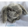 Nature Planet - Plüschtier - Hase - grau-weiß meliert - ca. 20 cm lang und ca. 13 cm hoch
