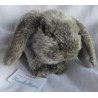 Nature Planet - Plüschtier - Hase - grau-weiß meliert - ca. 20 cm lang und ca. 13 cm hoch