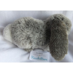 Nature Planet - Plüschtier - Hase - grau-weiß meliert - ca. 20 cm lang und ca. 13 cm hoch