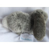 Nature Planet - Plüschtier - Hase - grau-weiß meliert - ca. 20 cm lang und ca. 13 cm hoch
