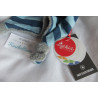 Sigikid - Schmusetuch - Frottee/Stoff - Elefant Lolo Lombardi - grau, blau gestreift mit Halstuch - ca. 25 cm lang