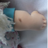 Hasbro - Cabbage Patch First Edition - Puppe mit hellen Haaren, Einteiler, Schuhe - Vintage