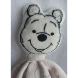 Disney - Schmusetuch - Winnie Pooh - hellrosa, creme - ca. 39 cm x ca. 38 cm groß