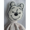 Disney - Schmusetuch - Winnie Pooh - hellrosa, creme - ca. 39 cm x ca. 38 cm groß