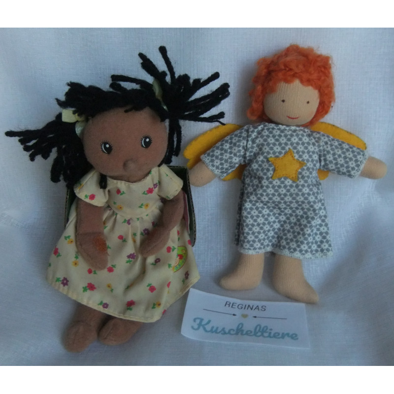 Zapf Creation Stoffpüppchen Maggie Raggies und Käthe Kruse Waldorf Beschütz mich Engel rot
