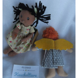 Zapf Creation Stoffpüppchen Maggie Raggies und Käthe Kruse Waldorf Beschütz mich Engel rot