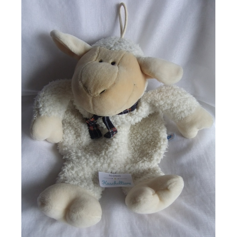 Nici - Plüschtier - Wärmflaschenbezug Schaf Liesel - weiß, hellbraun - ca.  48 cm groß - Schlenker