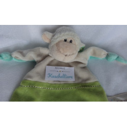 Nici - My first Nici - Schmusetuch - Schaf - beige, grün, türkis - ca. 25 cm lang