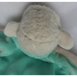 Nici - My first Nici - Schmusetuch - Schaf - beige, grün, türkis - ca. 25 cm lang