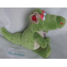 Nici - Plüschtier - Krokodil Nahla grün, weiß mit kleiner rosa Blume am Öhrchen - ca. 20 cm groß - Schlenker