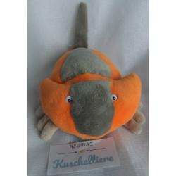 Sigikid - Plüschtier - Bayreuth Landesgartenschau 2016 - Urzeitfossilie Schuppenschubi - orange, grau - ca. 15 cm lang