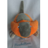 Sigikid - Plüschtier - Bayreuth Landesgartenschau 2016 - Urzeitfossilie Schuppenschubi - orange, grau - ca. 15 cm lang