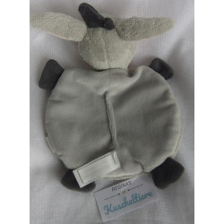 Rossmann - Babywelt - Schmusetuch - Esel grau, rosa mit rotem Herzchen - ca. 20 cm lang