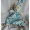 Baby Nova - Novatex GmbH - Schmusetuch Bär - creme, braun, hellblau mit bunten Punkten - ca. 22 cm lang