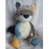 Sigikid - Kuscheltier Spieltier -Patchwork Sweety Waschbär - ca. 34 cm groß - Schlenker