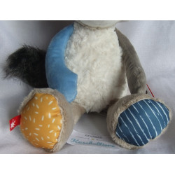 Sigikid - Kuscheltier Spieltier -Patchwork Sweety Waschbär - ca. 34 cm groß - Schlenker