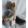 Sigikid - Kuscheltier Spieltier -Patchwork Sweety Waschbär - ca. 34 cm groß - Schlenker