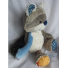 Sigikid - Kuscheltier Spieltier -Patchwork Sweety Waschbär - ca. 34 cm groß - Schlenker