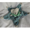 Beauty Baby - Müller - Schmusetuch Deluxe - Elefant mit Rasselgeräusch - grau, türkis, blau - ca. 30 cm lang