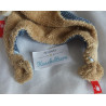 Sigikid - Schmusetuch - Hund der blaue Fips mit Halstuch - braun, blau, weiß - ca. 27 cm groß