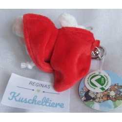 Nici - Schlüsselanhänger - Fairy Tales - Zicklein Melly - weiß, rot - ca. 10 cm  groß - Schlenker