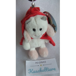 Nici - Schlüsselanhänger - Fairy Tales - Zicklein Melly - weiß, rot - ca. 10 cm  groß - Schlenker